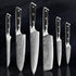 Japanisches Küchenmesser Set - Damast Messerset Premium